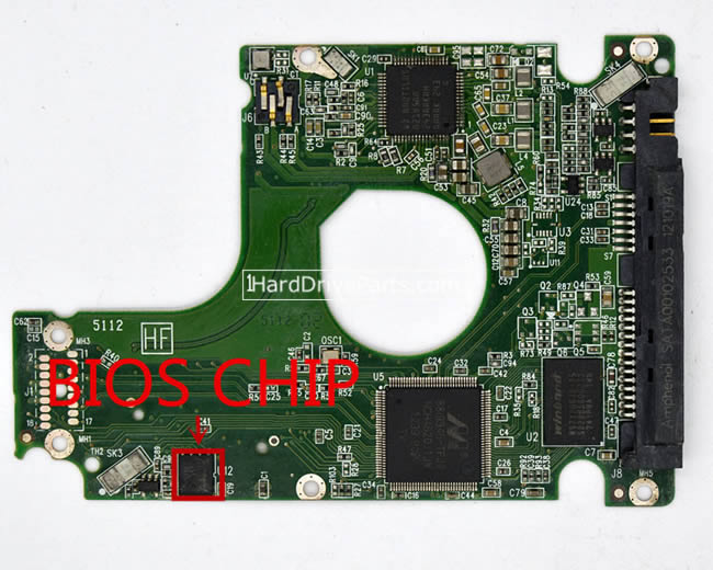 Western Digital WD3200LPVT Festplatte Platine 2060-771852-004