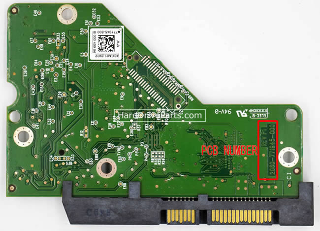 2060-771945-000 WD Festplatte Elektronik Platine PCB