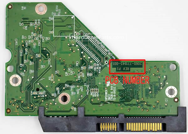 2060-771945-001 festplatte elektronik platine WD