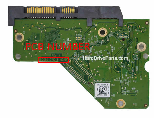 2060-771945-002 WD Festplatte Elektronik Platine PCB - zum Schließen ins Bild klicken