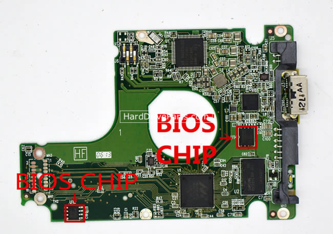 2060-771949-000 WD Festplatte Elektronik Platine PCB