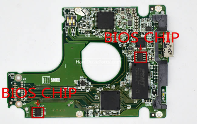 2060-771962-000 WD Festplatte Elektronik Platine PCB