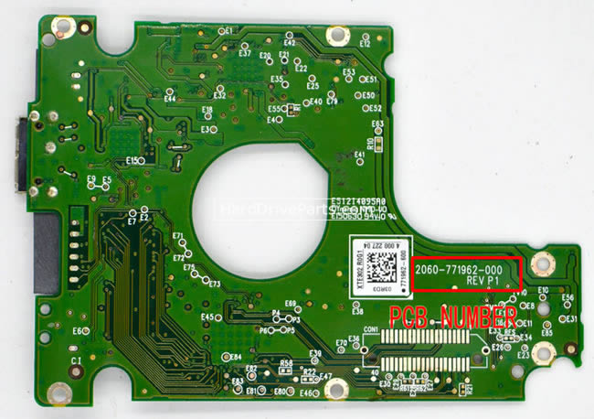 2060-771962-000 WD Festplatte Elektronik Platine PCB