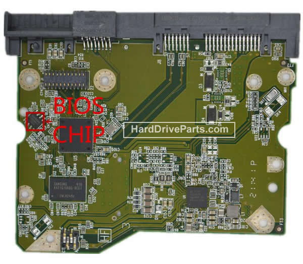 2060-800001-000 WD Festplatte Elektronik Platine PCB - zum Schließen ins Bild klicken