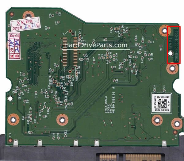 2060-800001-005 festplatte elektronik platine WD