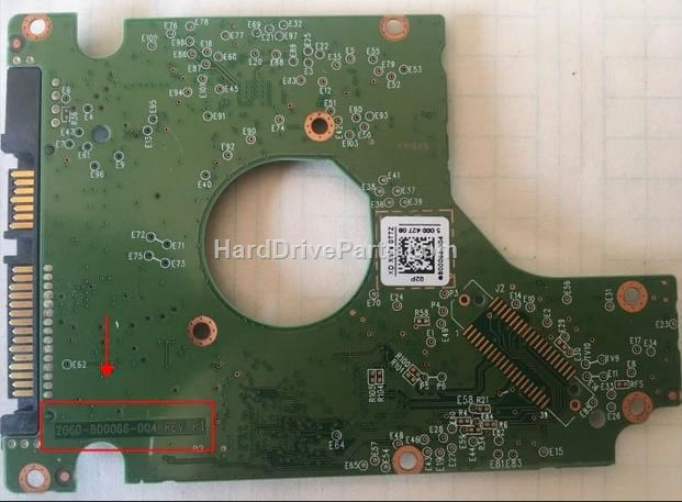 2060-800066-004 WD Festplatte Elektronik Platine