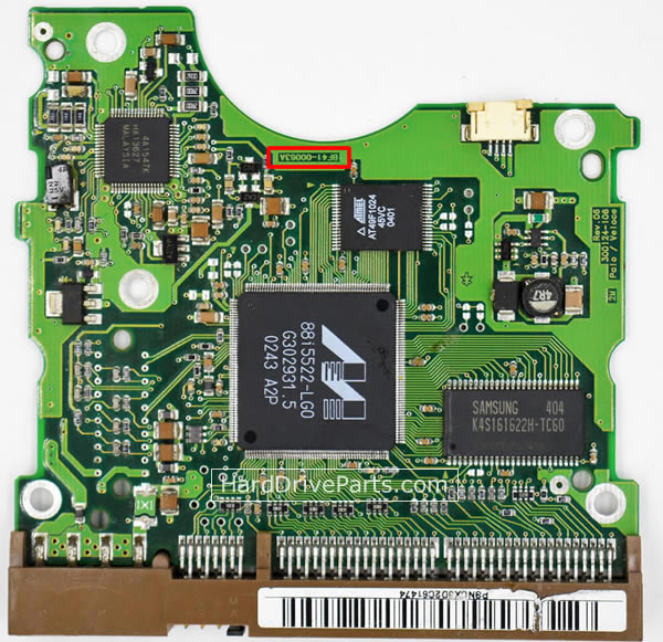 Samsung Festplattenelektronik PCB BF41-00063A