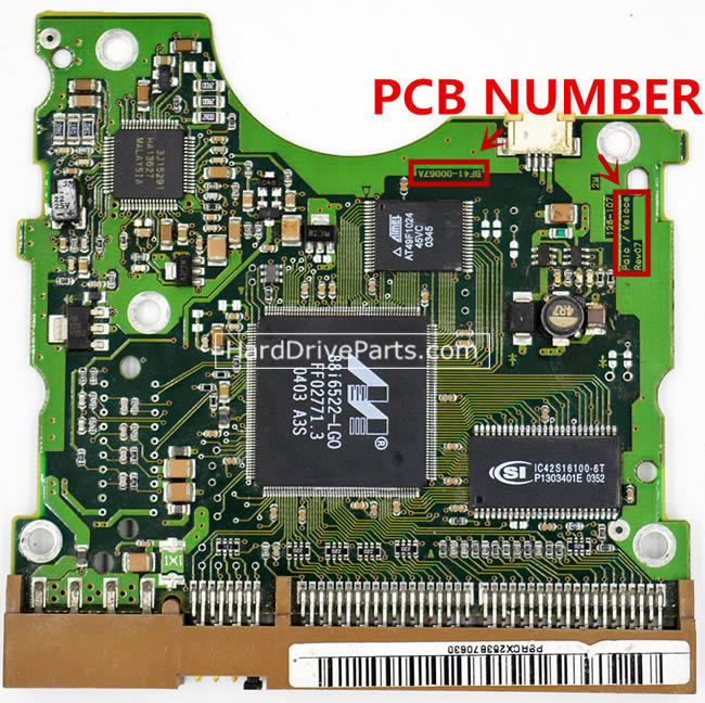 Samsung SP1203N Festplatte Elektronik Platine BF41-00067A