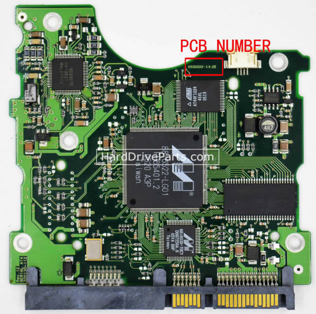 BF41-00069A Samsung Festplatte Elektronik Platine PCB