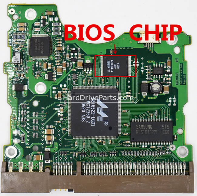 BF41-00076A Samsung Festplatte Elektronik Platine PCB