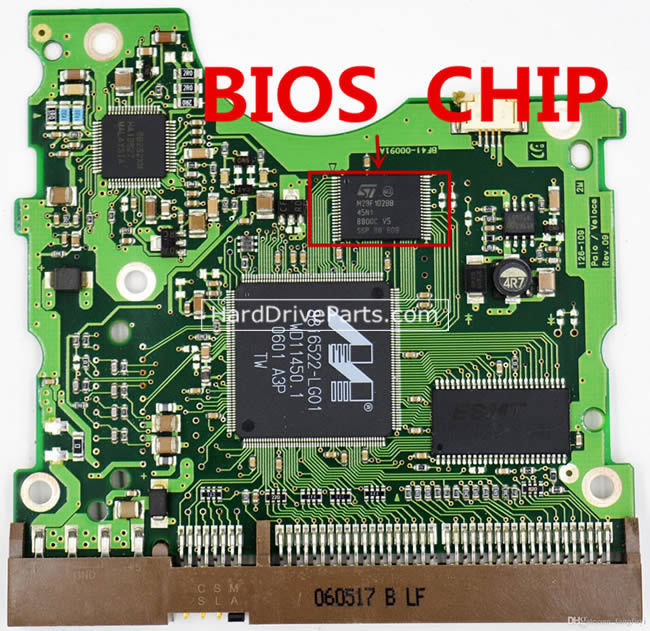 BF41-00091A Samsung Festplatte Elektronik Platine PCB