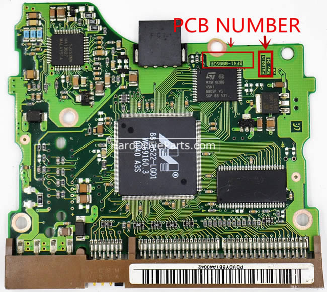 BF41-00093A Samsung Festplatte Elektronik Platine PCB