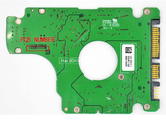 BF41-00098A Samsung Festplatte Elektronik Platine PCB