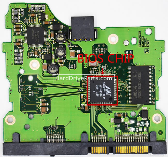 BF41-00107A Samsung Festplatte Elektronik Platine PCB