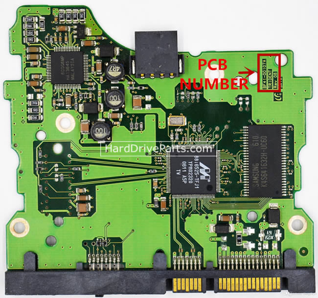 BF41-00107A Samsung Festplatte Elektronik Platine PCB