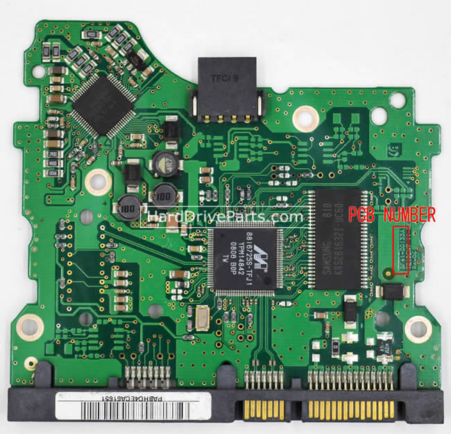 BF41-00133A Samsung Festplatte Elektronik Platine PCB