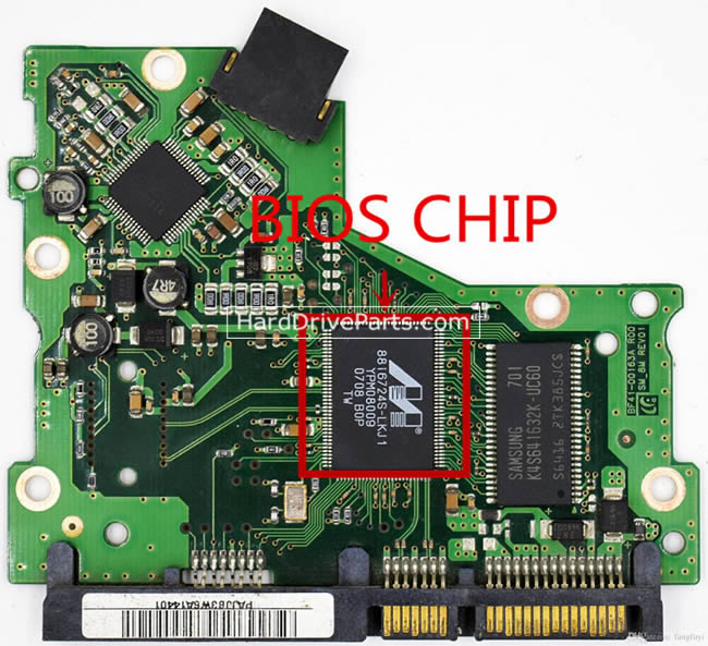 BF41-00163A Samsung Festplatte Elektronik Platine PCB