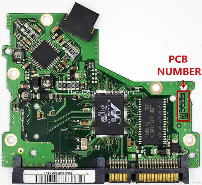 BF41-00163A Samsung Festplatte Elektronik Platine PCB