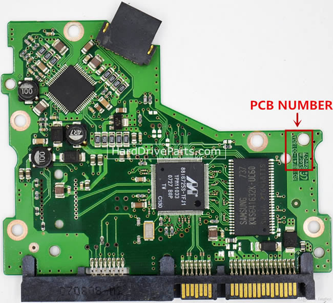 BF41-00180A Samsung Festplatte Elektronik Platine PCB