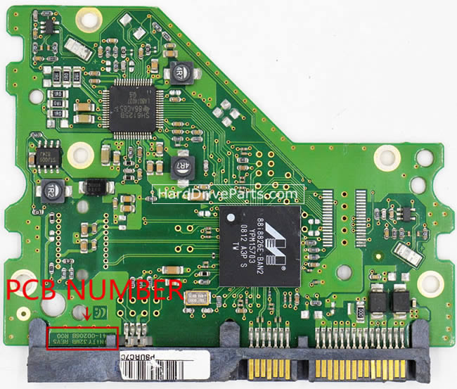 BF41-00206B Samsung Festplatte Elektronik Platine PCB