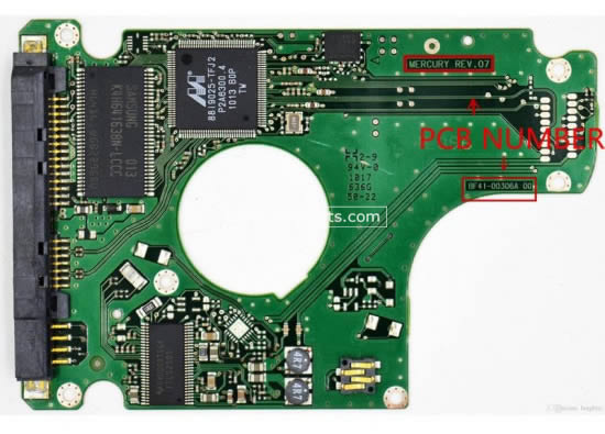 BF41-00306A Samsung Festplatte Elektronik Platine PCB