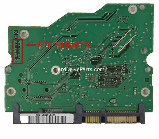 BF41-00362A Samsung Festplatte Elektronik Platine PCB