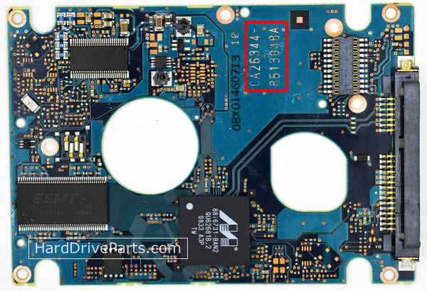 MHZ2080BJ FFS G2 Fujitsu Festplatte Ersatzteile Elektronik CA26344-B51304BA