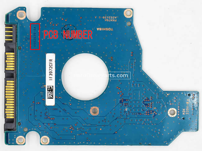 G002439-0A Toshiba Festplatte Elektronik Platine PCB