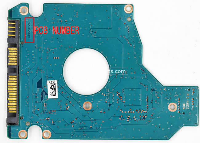 G002872A Toshiba Festplatte Elektronik Platine PCB