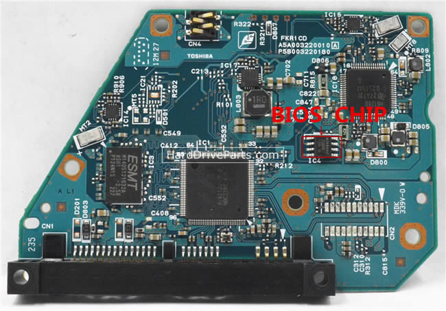 G003220A Toshiba Festplatte Elektronik Platine PCB