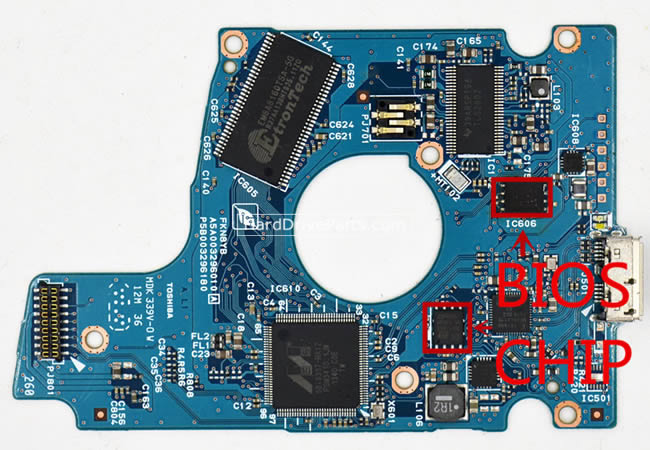 G003296A Toshiba Festplatte Elektronik Platine PCB