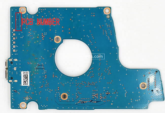 MQ01UBD100 Toshiba Festplatten Platine G003296A