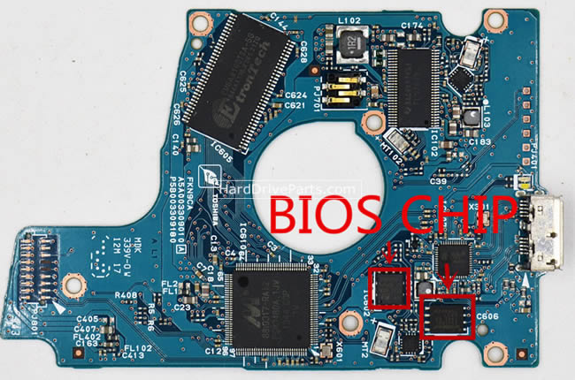 G003309A Toshiba Festplatte Elektronik Platine PCB