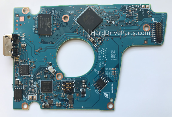 G4330A Toshiba Festplatte Elektronik Platine PCB - zum Schließen ins Bild klicken