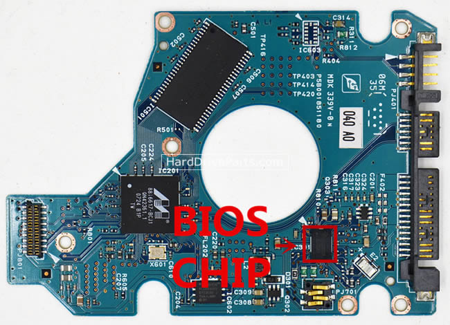 G5B001851000-A Toshiba Festplatte Elektronik Platine PCB