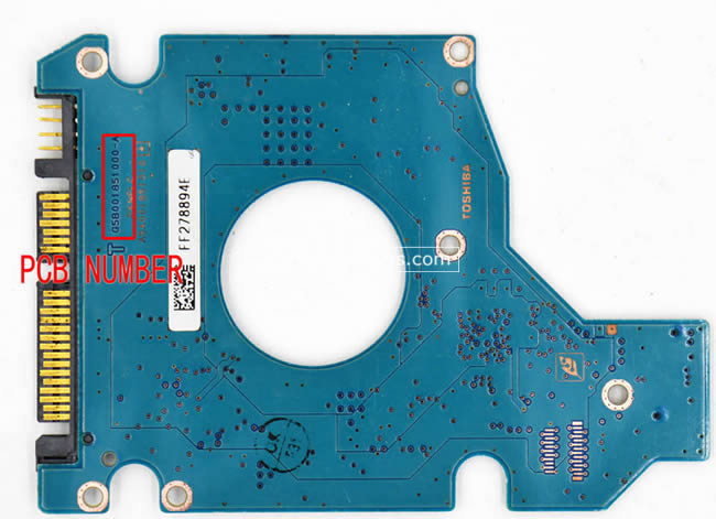 G5B001851000-A Toshiba Festplatte Elektronik Platine PCB