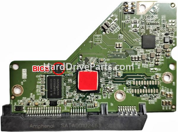 Bios-Chip austauschen 2060-800006-001 WD Festplatte Elektronik Platine PCB