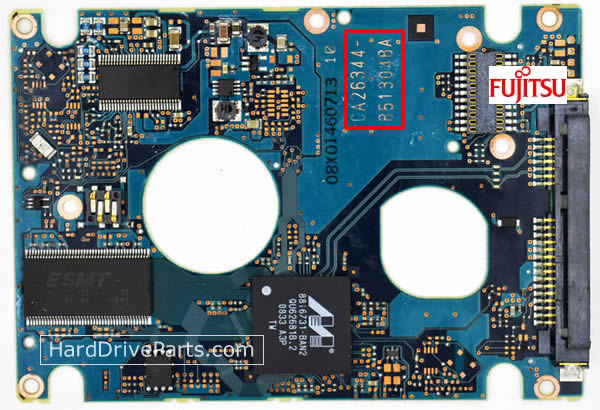 Fujitsu Festplatte Elektronik Platine PCB