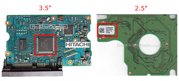 Hitachi Festplatte Elektronik Platine PCB