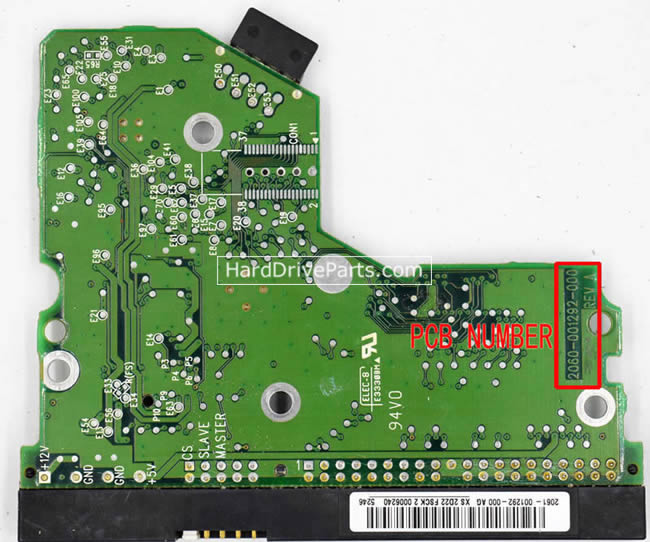 WD WD600BB Festplatten Elektronik 2060-001292-000