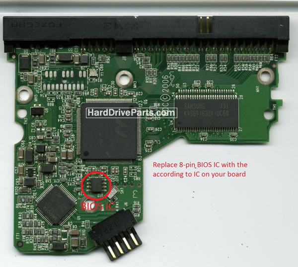 WD WD800B Festplatten Elektronik 2060-701292-000 - zum Schließen ins Bild klicken