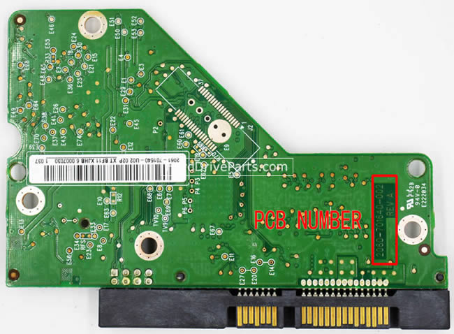 WD WD6400AAGS Festplatten Elektronik 2060-701640-002