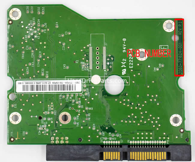 WD WD1501FASS Festplatten Elektronik 2060-771624-001