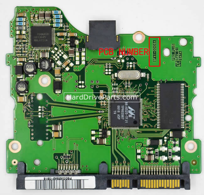 Samsung HD080HJ/P Festplatten Elektronik BF41-00108A