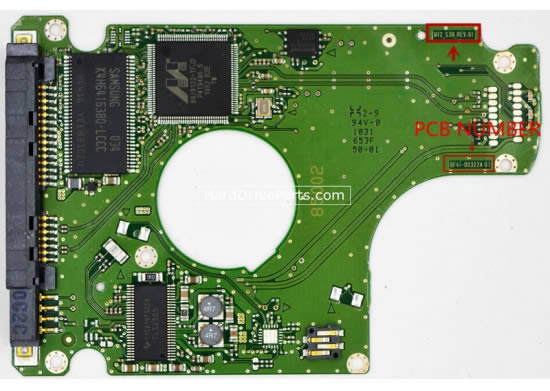 Samsung HM100UX Festplatten Elektronik BF41-00322A