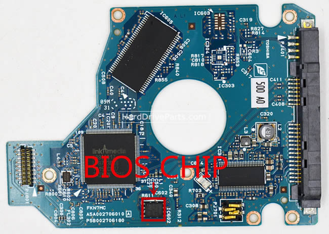 Toshiba MK3265GSX Festplatten Elektronik G002706A